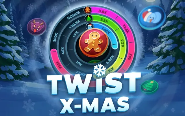 Twist X-mas β Rad van fortuin van InOut Games